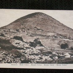 Jerusalem 1910.Muntele Tabor din Samaria.Carte postala necirculata.