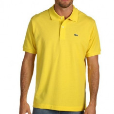 Tricou Lacoste polo Yellow din bumbac ||LIVRARE GRATUITA|| foto