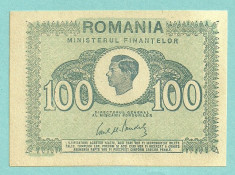 ROMANIA 100 LEI 1945 VF [8] foto