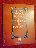 Bunica se aseaza in fotoliu - Petre Stoica (dedicatie, autograf)