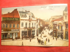 Ilustrata Bucuresti -Str.Lipscani ,circ. 1919 ,Ed.R.David si M.Saraga Bucuresti foto