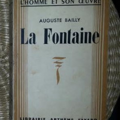 La Fontaine / Auguste Bailly Fayard 1937