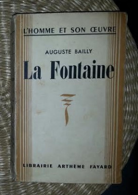 La Fontaine / Auguste Bailly Fayard 1937 foto