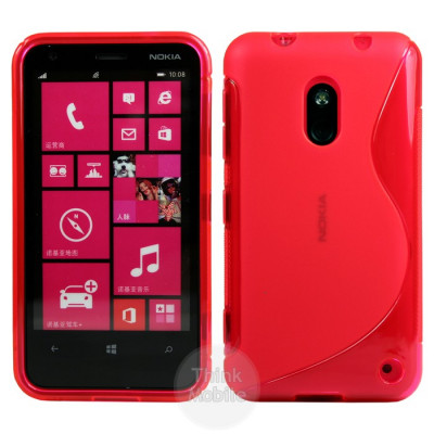Husa Nokia Lumia 620 + stylus + casti foto