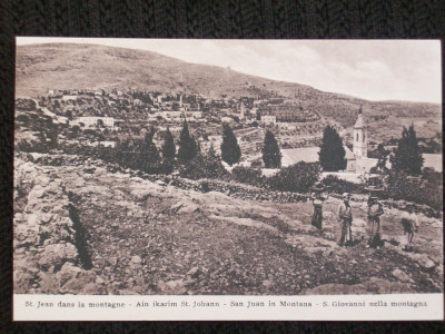 Jerusalem 1910.Biserica Sf.Ioan.Carte postala necirculata. foto