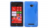 Husa HTC Windows Phone 8X + stylus, Albastru, Alt model telefon HTC, Gel TPU