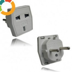 ADAPTOR PRIZA UK - TRANSFORMARE EUROPA - INCARCATOR ELECTRONICE/ TELEFOANE/ TABLETE - 5 RON/ BUC foto