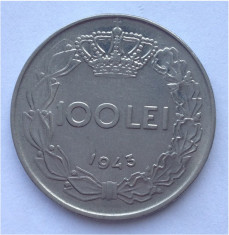 Moneda 100 Lei 1943 foto