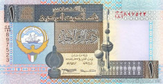 KUWAIT ? KUWEIT ? bancnota ? 1 Dinar ? 1994 ? P-25f semnatura 14 UNC necirculata foto