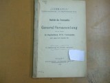 Germania Bericht des Vorstandes an die General -Versammlung im XVII 1907, Alta editura