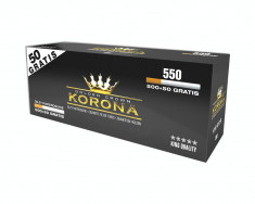 Tuburi Korona 500+50 GRATUIT CU FILTRU MARO PENTRU TUTUN/TIGARI foto