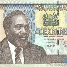 KENYA █ bancnota █ 200 Shillings █ 2004 █ P-43a █ UNC █ necirculata