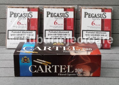 PACHET AVANTAJ PEGASUS 11 - Tuburi CARTEL 200 + (3 x 55g) Tigari de foi PEGASUS foto