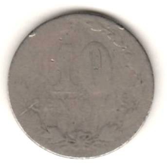 SV * Argentina 10 CENTAVOS 1919 * ARGINT * - VG foto