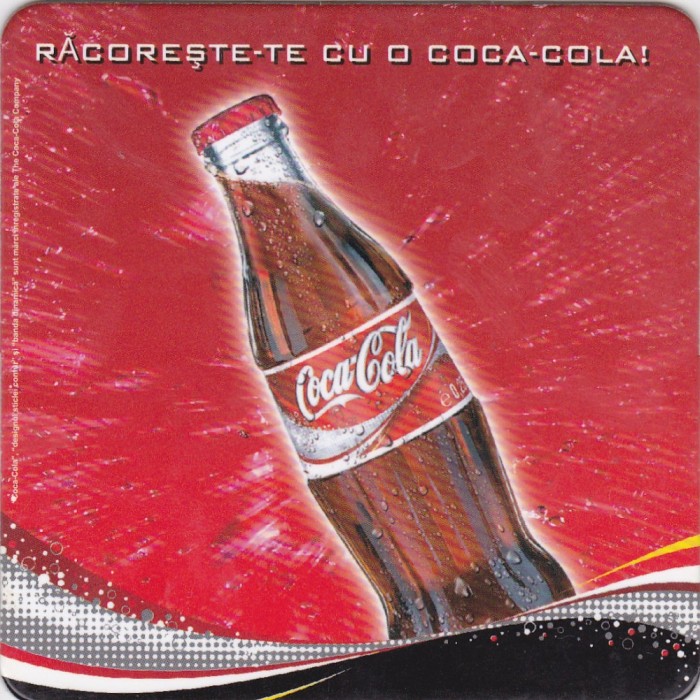 Suport de pahar / Biscuite COCA COLA