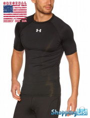 Tricou barbati Under Armour Men&amp;#039;s HeatGear Compression | 100% original | Livrare cca 10 zile lucratoare | Aducem pe comanda orice produs din SUA foto