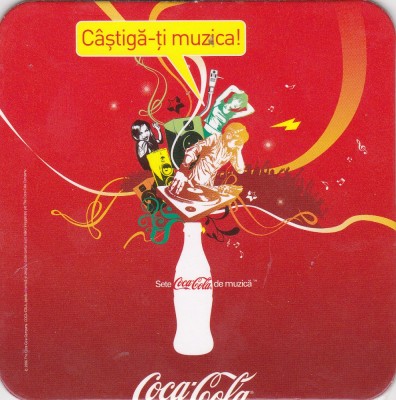 Suport de pahar / Biscuite COCA COLA foto