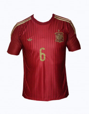 Tricou Adidas - Spania - Masuri: S, M, L, XL - Iniesta Nr 6 foto