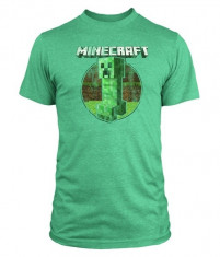 Tricou Minecraft Premium Retro Creeper foto