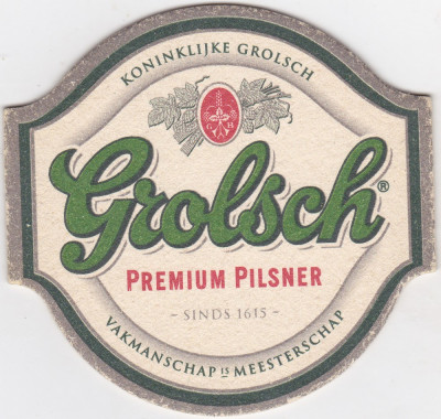 Suport de pahar / Biscuite GROLSCH foto