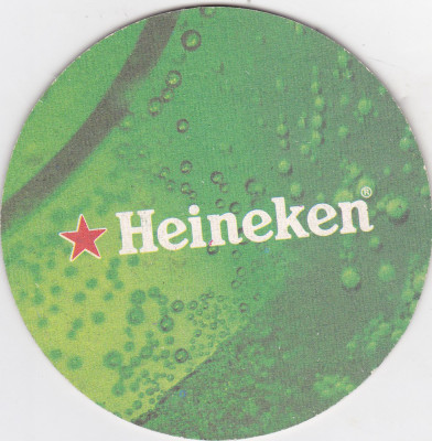 Suport de pahar / Biscuite HEINEKEN foto