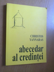 CHRISTOS YANNARAS - ABECEDAR AL CREDINTEI - INTRODUCERE IN TEOLOGIA ORTODOXA foto