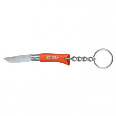 Briceag Breloc Opinel Nr 02 Otel Inox 001428 portocaliu foto