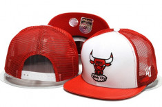 Sapca 47 BRAND Chicago Bulls NBA cu Plasa Snapback LICHIDARE STOC foto