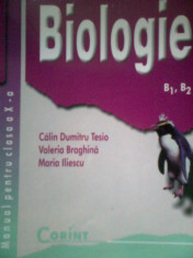 Biologie -Manual pentru clasa a X-a - C. D. TESIO -V. BRAGHINA -M. ILIESCU -I. CRISTUREAN -M. TINCA -A. STROESCU -M. IVAN -W. RIESS -Colectiv (2000) foto