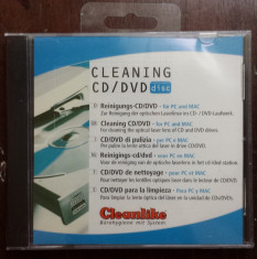 CD si DVD - disc Cleaner - Cleanlike - de curatat unitati optice MAC, PC si auto. foto