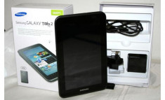 Tableta Samsung Galaxy Tab 2 , P3110, 7&amp;#039;&amp;#039;, impecabila, titanium silver , ca noua - la cutie originala - CEL MAI MIC PRET - TRANSPORT GRATUIT ! foto