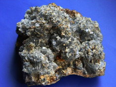 Mineral din colectie - CALCITA NEAGRA foto
