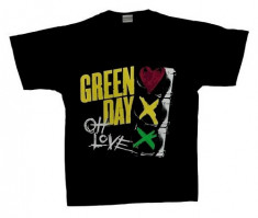 Tricou Green Day &amp;amp;quot; oh love &amp;amp;quot; foto