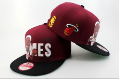 Sapca New Era Miami Heat James Lebron NBA Snapback foto