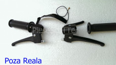 Set manete Frana + Acceleratie + COMPRESOR scuter / moped Piaggio / Piagio Ciao / Si / Bravo foto