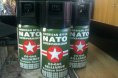 Spray autoaparare iritant-lacrimogen NATO CS 40 ml foto