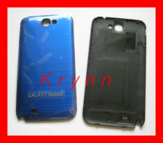 H17 - Carcasa / Capac de Baterie / Spate Samsung Galaxy NOTE 2 II N7100, cu tipla, aluminiu cu plastic - LIVRARE GRATUITA IN CAZUL PLATII IN AVANS! foto