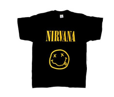 Tricou Nirvana - Smiley foto