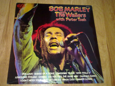 BOB MARLEY &amp;amp;amp;amp; THE WAILERS WITH PETER TOSH (1977, HALLMARK, Made in UK) vinil foto