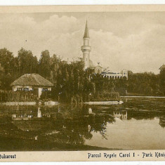 1189 - BUCURESTI, King Carol Park - old postcard - unused