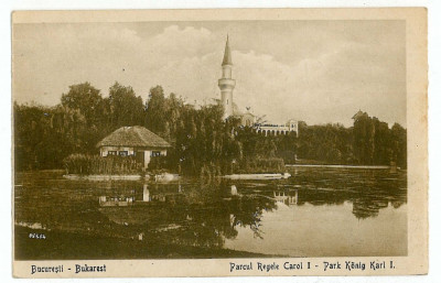 1189 - BUCURESTI, King Carol Park - old postcard - unused foto