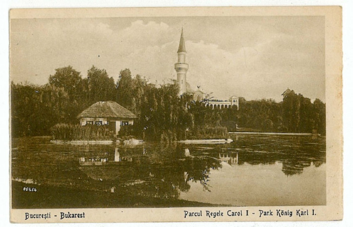 1189 - BUCURESTI, King Carol Park - old postcard - unused