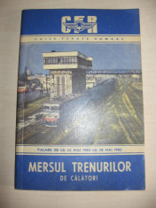 MERSUL TRENURILOR DE CALATORI = 1982-1983 foto