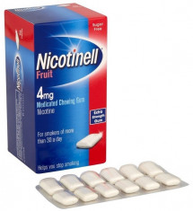 Guma Nicotinell Fruit 4mg la fel ca Nicorette foto