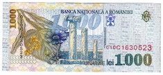 Bancnota 1000 lei 1998, Mihai Eminescu VF foto