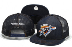 Sapca Mitchell and Ness OKC Blug NBA cu Plasa Snapback LICHIDARE STOC foto