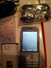 Nokia E52 IN CUTIE 100% Functional , Baterie Noua , GRI...NEGOCIABIL foto