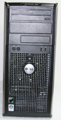Sistem Dell Optiplex 740, AMD DUAL CORE 64 X2 5400+, 2.8Ghz, AM2, 2gb ddr2, hdd 160gb SATA , slot PCI-Ex, video onboard, DVI, VGA, retea 1Gb, Dvd-rom, foto