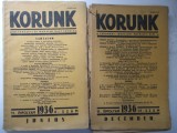 Korunk Revista in limba maghiara 23 numere perioada 1930 - 1940 017