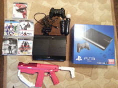 Vand Sony PlayStation 3 Super Slim 500GB + Accesorii + Jocuri foto